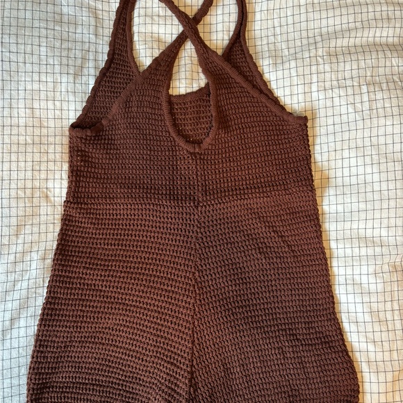 Crocheted Cotton Romper - Picture 4 of 6
